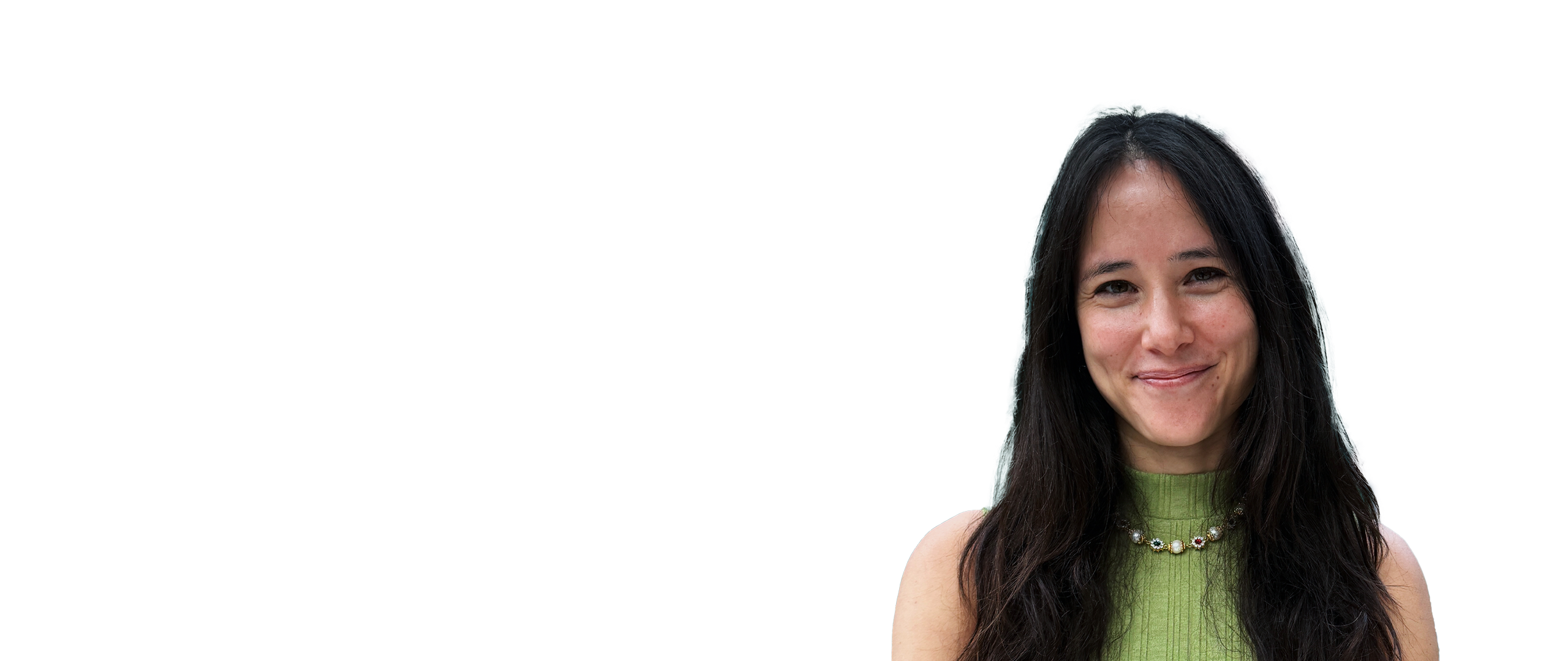Headshot of Le-Anh Dinh-Williams over transparent background